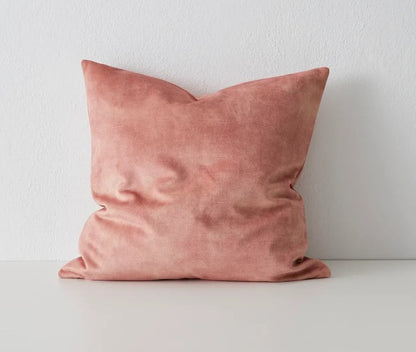 Ava Velvet Cushion - Blossom