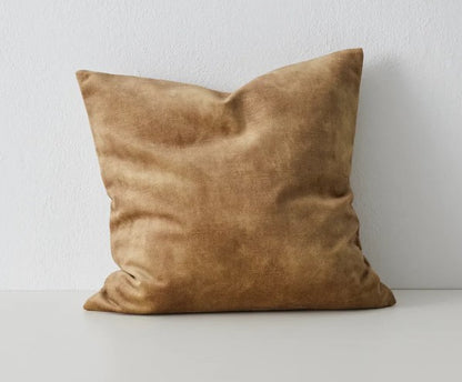 Ava Velvet Cushion - Burnish