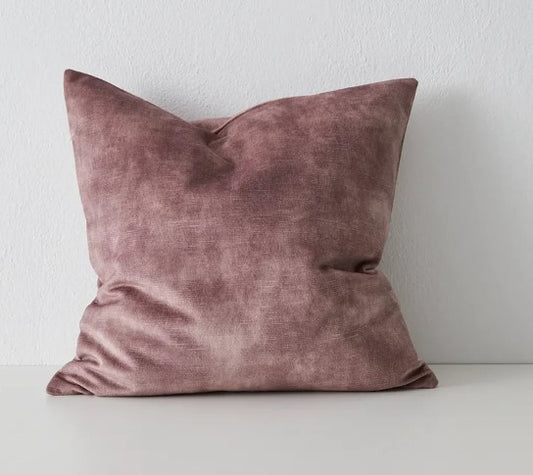 Ava Velvet Cushion - Dusk