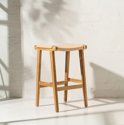 Avel Leather Barstool