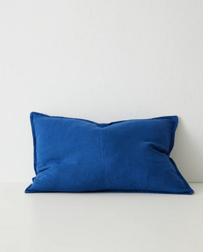 Como Linen Cushion - Cobalt