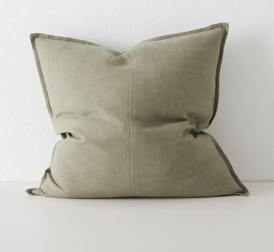 Como Linen Cushion - Caper