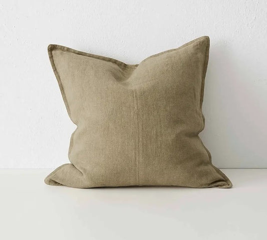 Como Linen Cushion - Clay