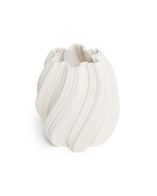 Emma Vase 21cm - White