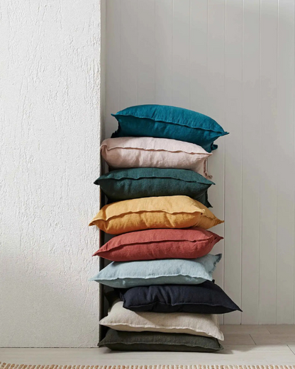 Como Linen Cushion - Forest