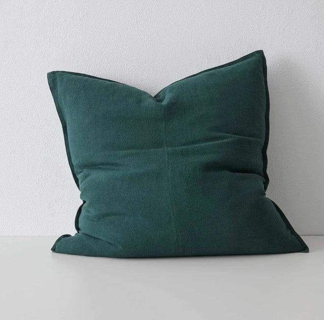 Como Linen Cushion - Forest