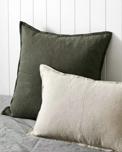 Como Linen Cushion - Khaki