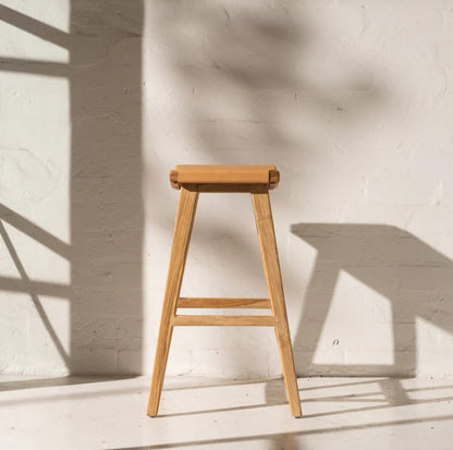 Kalinda Leather Barstool