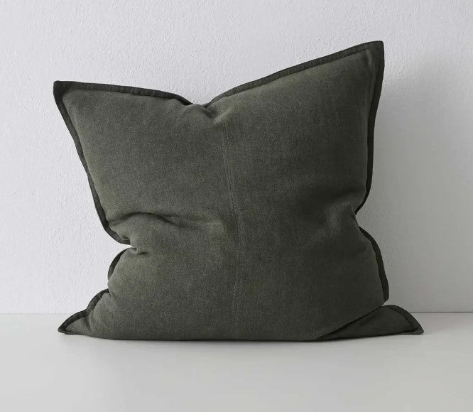 Como Linen Cushion - Khaki