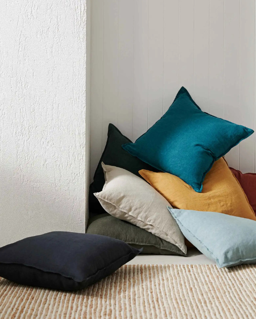 Como Linen Cushion - Mineral