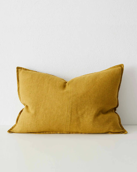 Como Linen Cushion - Moss