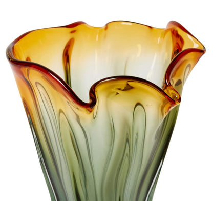 Shaka Tall Wavy Vase-40cm