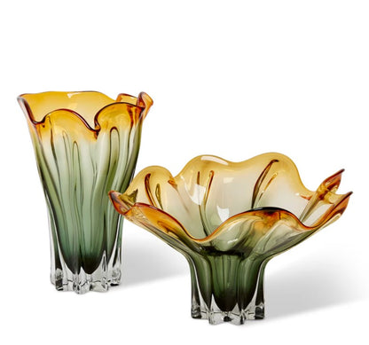 Shaka Tall Wavy Vase-40cm