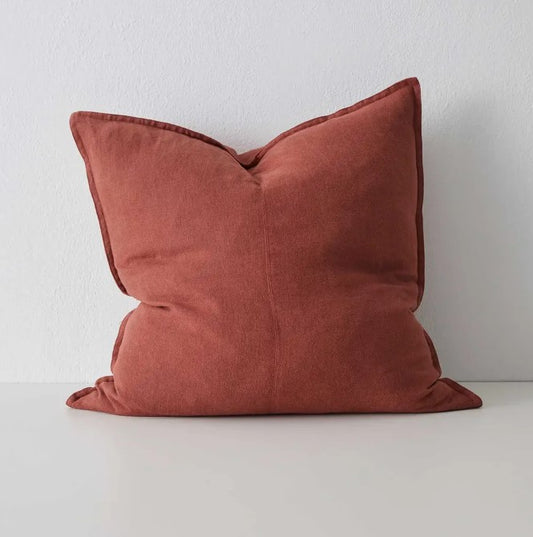 Como Linen Cushion - Sienna