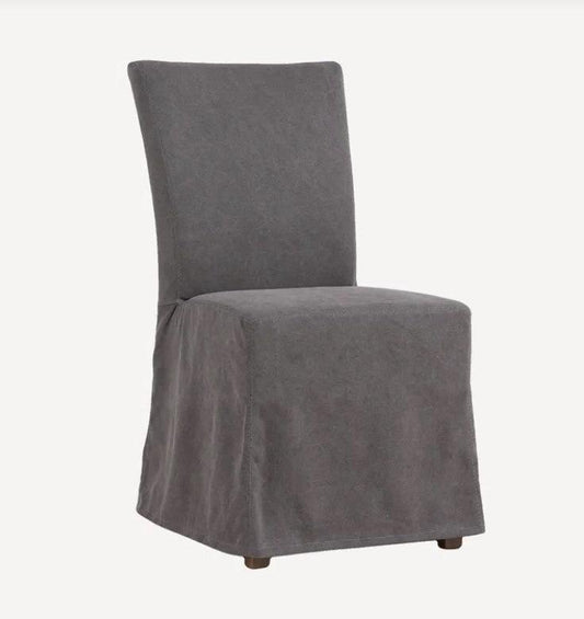 Slip Cover Dining Chair - Grey