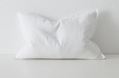 Como Linen Cushion - Snow