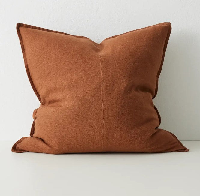 Como Linen Cushion - Tobacco