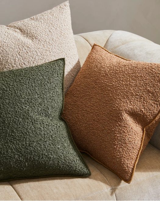 Alberto Boucle Cushion - Copper